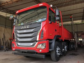 按轴收费后能再火一把？实拍后桥可提升的江淮格尔发8X2载货车