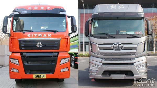 高端重卡比拼 解放J7和重汽汕德卡谁强