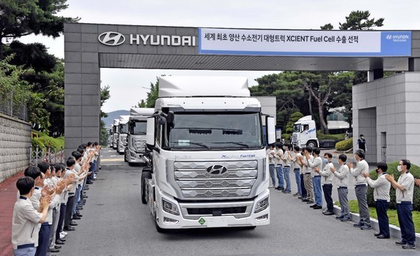 现代：2023或在中国工厂生产氢燃料卡车