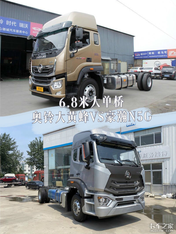 福田奥铃大黄蜂和重汽豪瀚N5G你选谁？