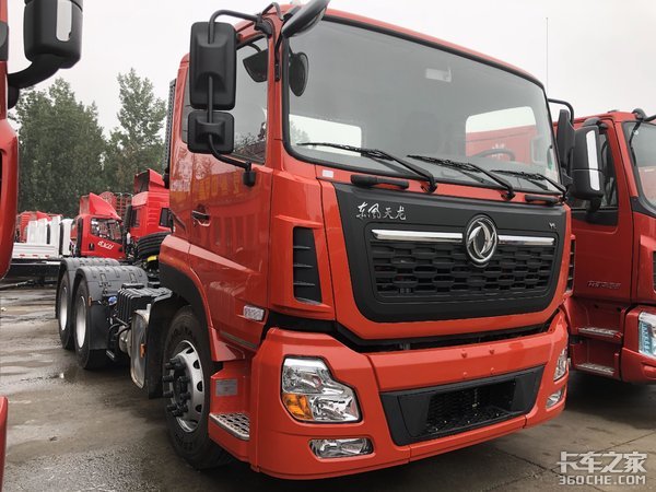 车身高度仅2.85米 实拍东风天龙VL重卡