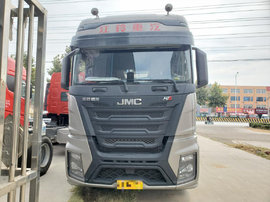 江铃HV5牵引车拉冷链怎么样?司机:40吨总重油耗很不错