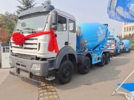 【前线热点】北奔重卡轻量化搅拌车批量交付仪式圆满成功
