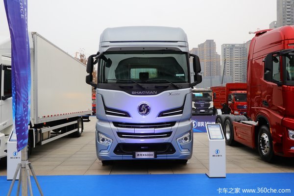 陕汽X6000带侧置双气瓶 物流用车领域直喊狼来了