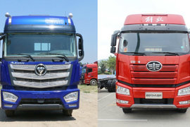 解放J6P和福田欧曼EST， 这两款8x4栏板运输车你选谁？