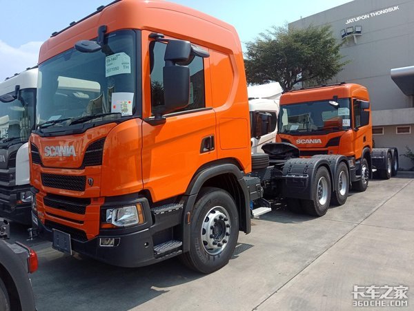 60后卡友买斯堪尼亚跑冷藏别有一番韵味