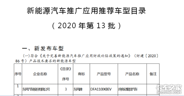 第13批新能源目录看点：电动环卫车占比增2成，前景可期