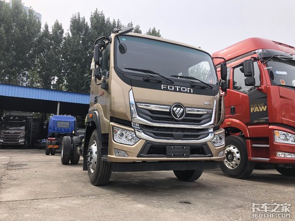 高颜值、多元上装潜力 福田奥铃大黄蜂6m8底盘值得考虑