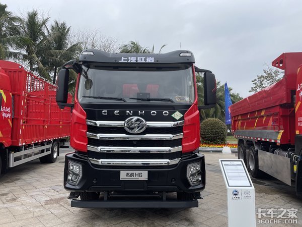车市速看:燃气自卸更省钱 360马力的上汽红岩杰虎H6