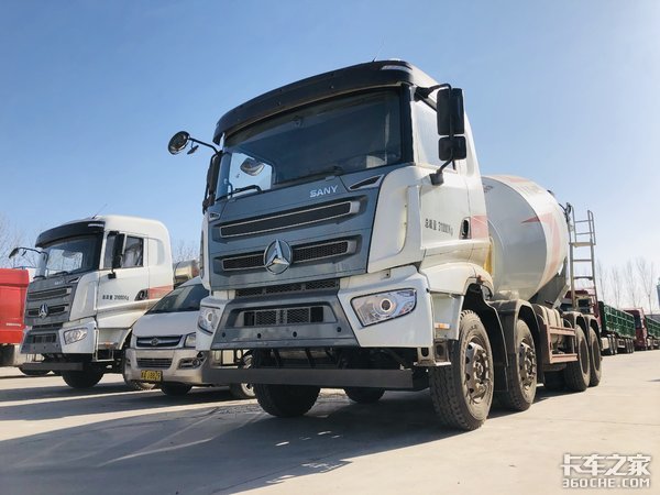 9方小容量罐体 三一c8搅拌车图解