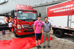 福田奥运助威车队与女排冠军亮相长沙