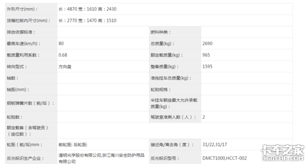 341批公告看点 新能源冷藏卡车大涨100%广西五菱居榜首