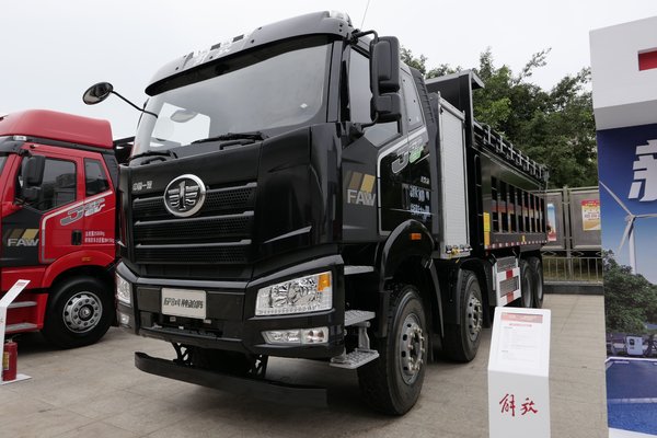 490马力2小时充满 图解J6P纯电自卸车