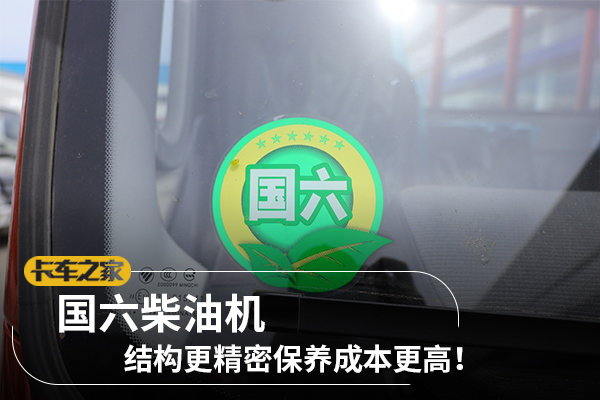 国六柴油机 结构更精密保养成本更高！