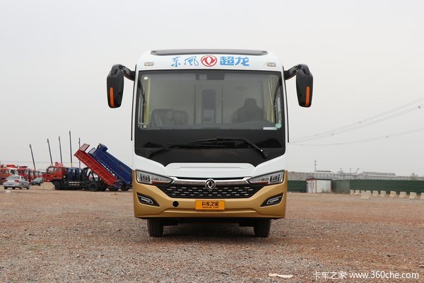 客车模样的黄牌载货车 能装下9吨多！ 东风超龙你见过吗？