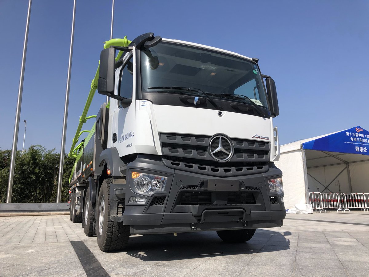 锋芒毕露图解奔驰arocs泵车专用底盘图片列表
