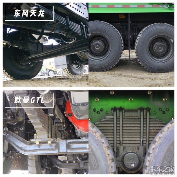 城建渣土运输车 东风天龙比拼欧曼GTL