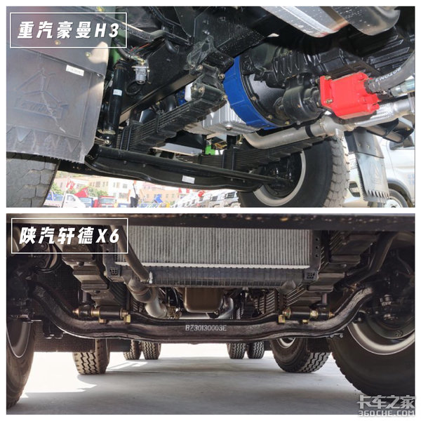 重载小3轴对比 重汽豪曼H3vs陕汽轩德X6