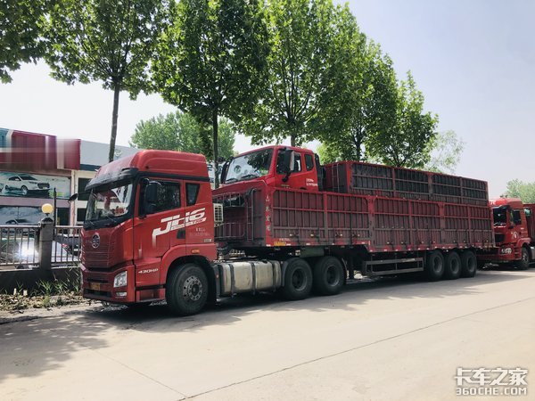 使用子母车从事煤炭运输 卡友:能省则省
