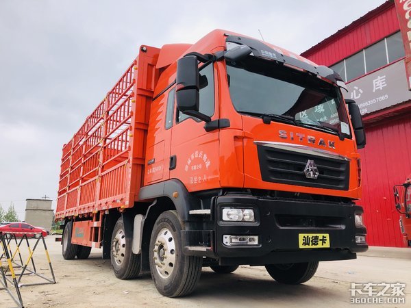 实力车型典范！中国重汽汕德卡G5 7.8米 6x2载货车详解