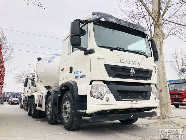 中国重汽HOWO TX系列国六8x4搅拌车