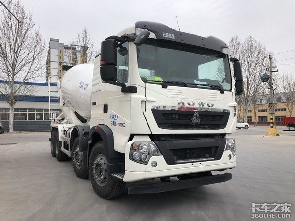 中国重汽HOWO TX系列国六8x4搅拌车