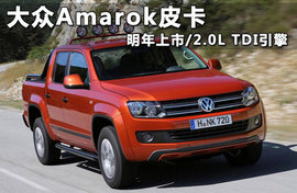 大众Amarok皮卡将上市