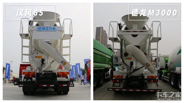 国六LNG与柴油8X4搅拌车大PK 你更看好徐工汉风G5还是陕汽德龙M3000