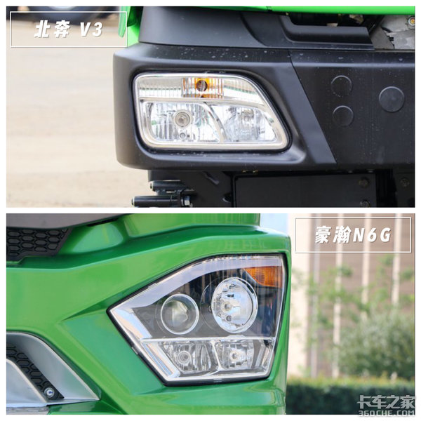 前四后八自卸车，颠覆以往“大块头”印象 北奔V3对比豪瀚N6G