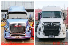 格尔发V7和轾德炎“干架” 都是长头车国六560马力你选谁!