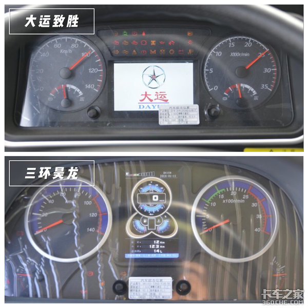 提升桥小三轴对比 大运致胜对比三环昊龙