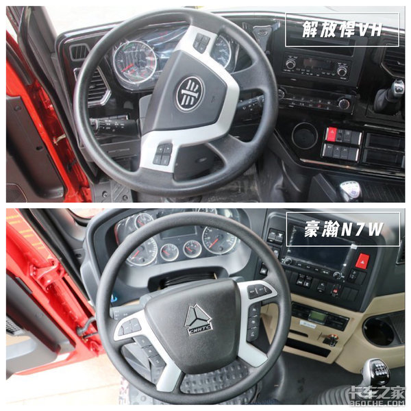 青岛解放悍VH对比重汽豪瀚N7W你选谁？