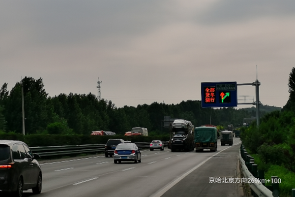 7月1日至8月31日 這些車輛禁行京哈高速