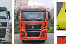 星光点缀式中网 全气囊桥牵引车 580马力载货 汕德卡全新外观车型亮相