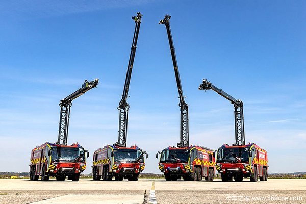 沃尔沃700马力发动机！ 卢森宝亚机场消防车 居然还有热成像系统