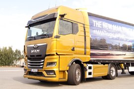 欧六510马力配电子视镜 曼恩TGX更可靠、更安全