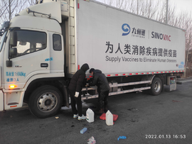 1号服务 保障疫苗运输 江淮轻卡服务站来回300多公里解担忧