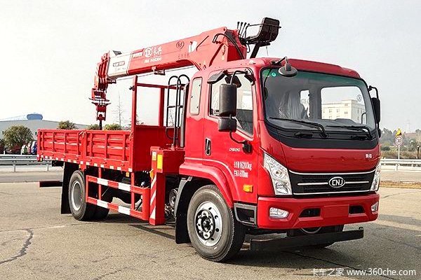 基于瑞捷D50打造且有3款起重机可选！南骏16吨级随车吊来了
