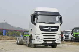 天龙KL底盘+旗舰KX驾驶室 这台8x4自动挡载货很不同!还是气囊桥