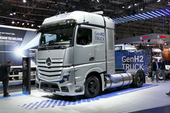 2022汉诺威：奔驰GenH2氢燃料卡车上线 直击900马力续航超1000km