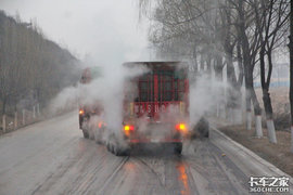 @货车司机 山西高速交警严查“水浇刹车”