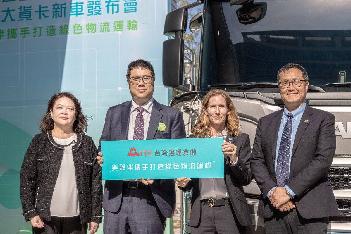 亚洲第一台！ 斯堪尼亚25P交付台湾 2200牛米的纯电载货