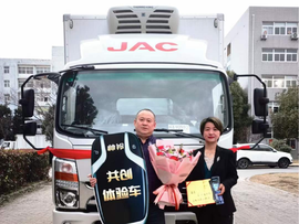 江淮1卡帅铃冰博士冷藏车：强动力、低油耗，冷藏效果好