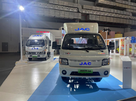 发力新能源,江淮1卡闪耀海口新能源暨智能汽车展