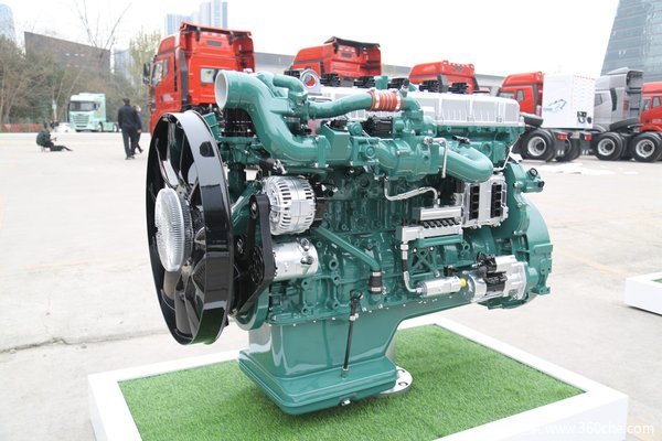 最大466马力带发动机制动 最新解放动力6SM6燃气机省气可靠