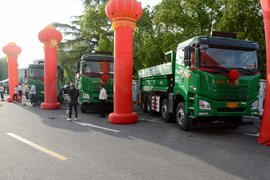 交付178台！解放青汽JH6自卸车领航版助力上海城市建设
