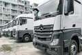 首批交车11台上海启仓奔驰卡车交车仪式