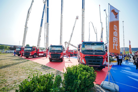 消防圈“大V”甄选  27台沃尔沃底盘车亮相中国消防展