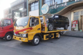关注!“试一试”江淮1卡底盘蓝牌清障车