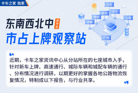 东南西北中市占上牌观察室丨 郑州第十一期 50辆汕德卡G7批量上牌